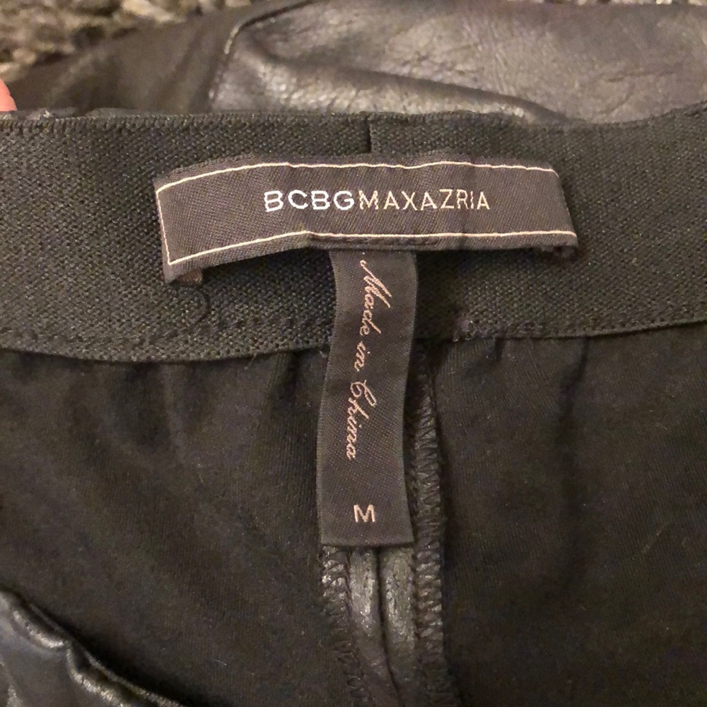 BCBG Faux Leather Legging